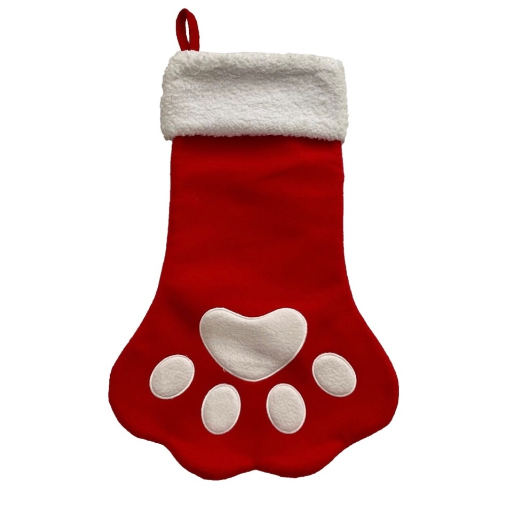 Christmas Pet Stocking Paw New without Tags NWOT